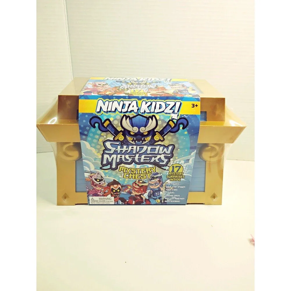Ninja Kidzi Shadow Masters Mystery Chest Game 17 Collectible Pieces Age 3+
